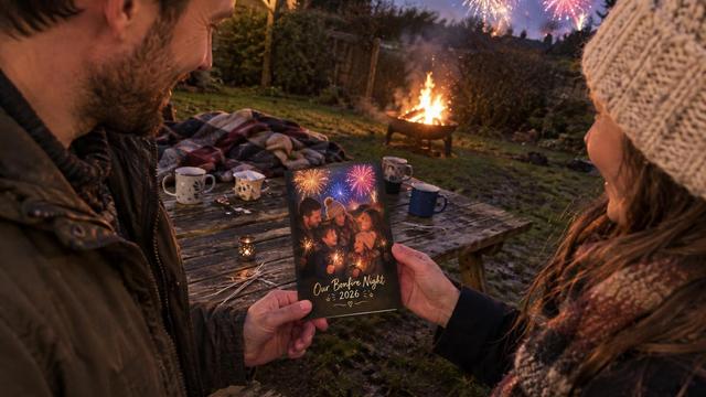 Bonfire Night 2026: Turn Firework Photos into Personalised Keepsakes