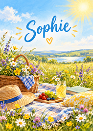 Sample card for Sophie