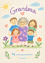 Sample card for Rose