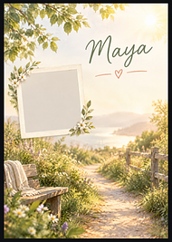 Sample card for Maya