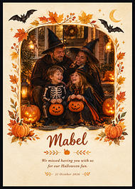 Sample card for Mabel